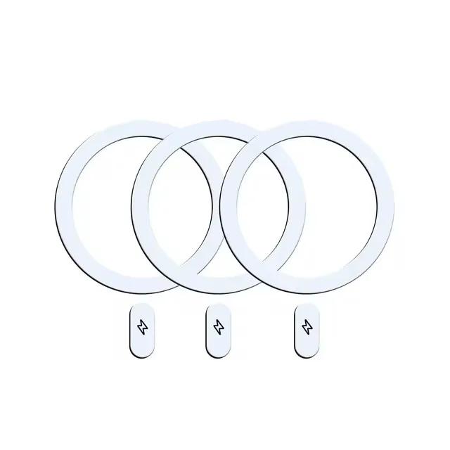 1/5KS Magnetická nálepka Kovový kroužek pro Magsafe Bezdrátové nabíjení Kruhový nabíjecí disk Magnetické nálepky Pro iPhone 16 15 13 Pro Max