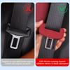 SEAMETAL 2pcs Car Seat Belt Cover Protector Universal Seat Belts Padding Anti Scratch Silicone Protective Sleeve Accessories