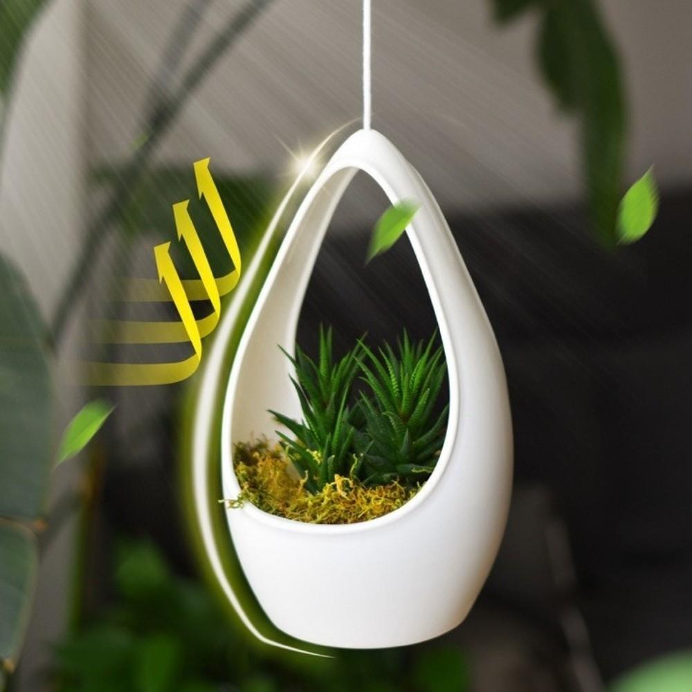 Large Capacity Vertical Planter Basket Chain Hooks Hanging Planter Plant Storage Basket  Balcony
