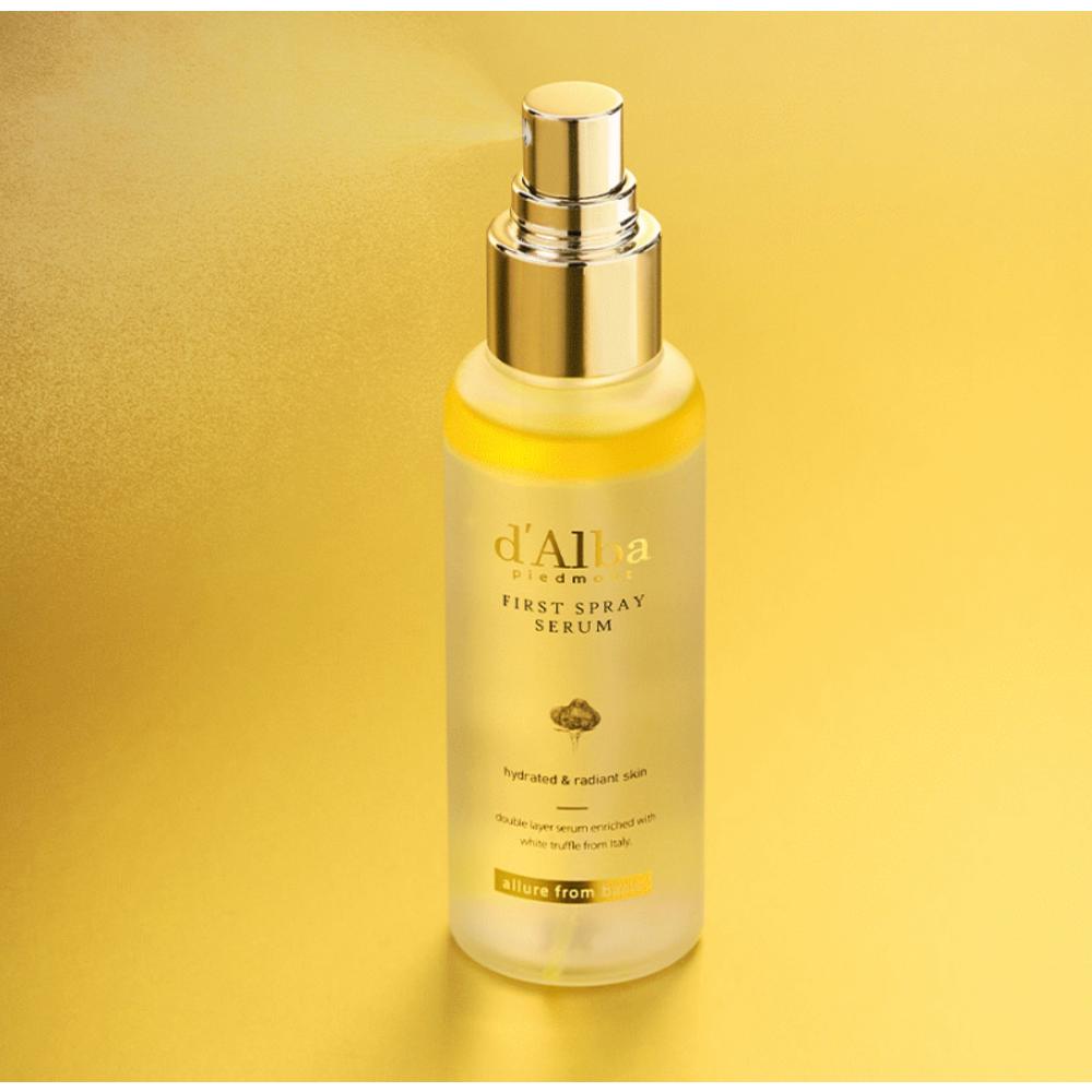 d'Alba White Truffle First Spray Serum 100ml + White Truffle Vital Spray Serum 100ml + Gift Bag, 2 sets
