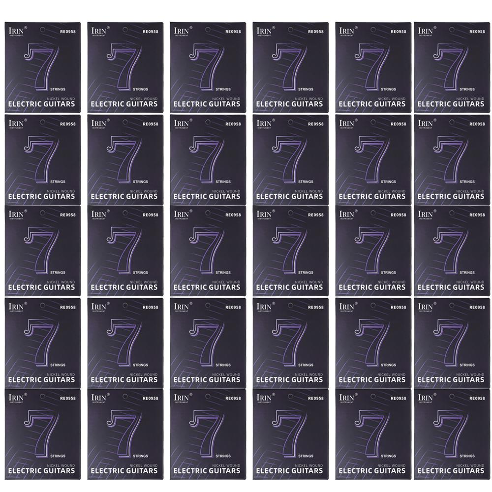 IRIN 7-String Electric Guitar Strings with Premium Hexagonal Carbon Steel Core & Nickel Wound Guitar Strings for Electric Guitar