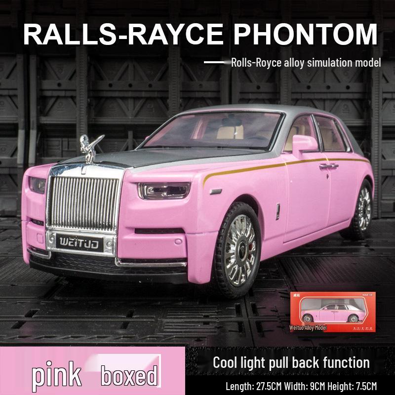 

Meisheng MS927 Модель автомобиля из сплава Седан Rolls-Royce Phantom розовый