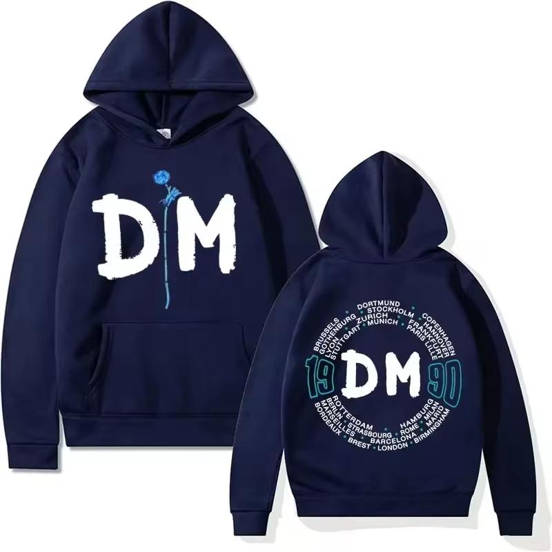 British Band Depeche Cool Mode Violation Europe Tour 1990 Hoodies Women Winter Sweatshirt Unisex Fashion Gothic Hoodie Tops