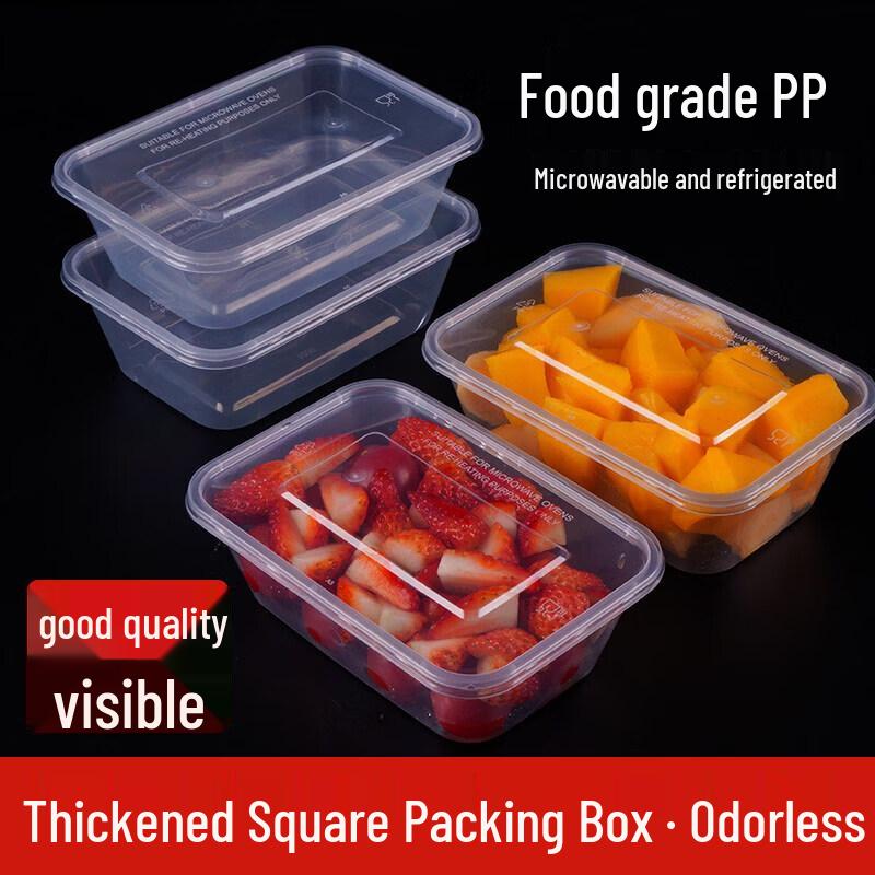 Disposable Thickened Food Container with Lids