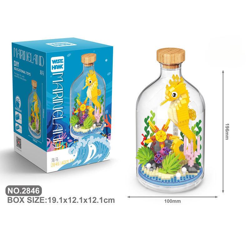 

Строительные блоки из насекомых Бабочка Жук Орел Строительные блоки из крошечных частиц Подводные существа Украшения Игрушки