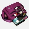 Bolso de nailon impermeable para mujer, tipo mensajero, cruzado, de gran capacidad, para viaje, informal, de alta calidad