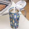Portable Milk Tea Cup Set with Insulated Bag - Includes Reusable Cup and Tea Bag for Office or Student Use.