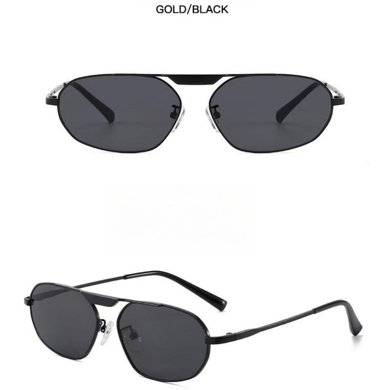 Women's sunglasses, single-beam oval sunglasses, retro sunglasses.