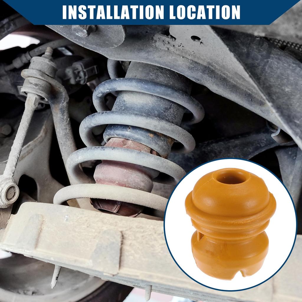 Hihaha No. 99633310502 Rear Jumper Bumper Cushion Rubber Stop Bush for Collision Prevention / Compatible with Porsche 911 / Yellow, 1 Piece