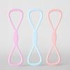 Figure 8 Fitness Resistance Band Anti-slip Silicone 35Lbs Men Women Chest Expander Elastic Strap Shoulder Stretch Yoga Tension Rope