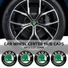 4pcs 56mm Car Wheel Center Hub Cap Badge Emblem Decal Wheel Sticker For Skoda Octavia KAMIQ KODIAQ SUPERB RAPIDFABIA MK2 MK1 A5 CWO1