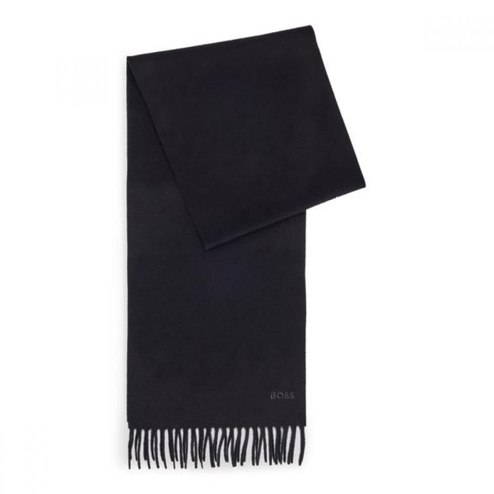 

Boss Pure Italian Cashmere Fringe Scarf Dark Blue ONESI