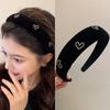 Velvet Headband Female Face Wash Minimalistic Hairhoop Advanced Daily Headhoop Hair Accessories
