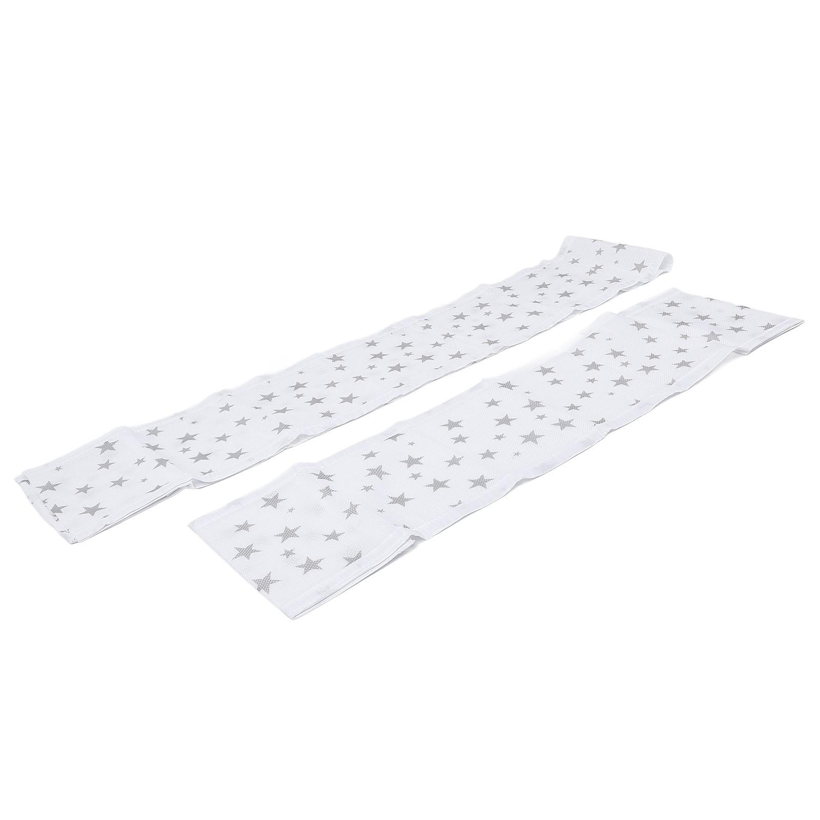 

2 шт. Дихаючий сітчастий бампер для дитячого ліжечка, м яка сітчаста вставка в колиску, захист від падінь для ліжечка або для дитини