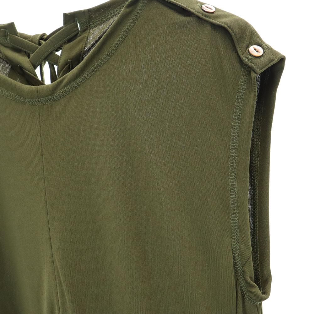 FILL THE BILL All In One 2 Khaki Jumpsuit Women Used