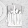 Basic Dinner Forks, Round Edge, Stainless Steel, 12-Piece Set, Silver