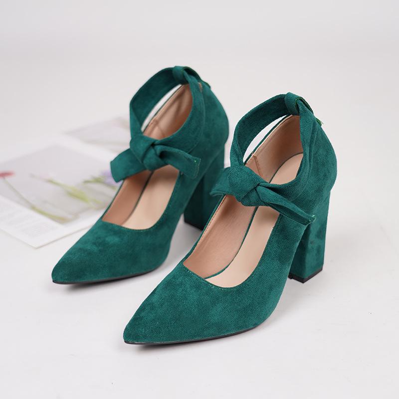 Women's Pointed Toe Lace-up Flats & French High Heels - New Fashion Style