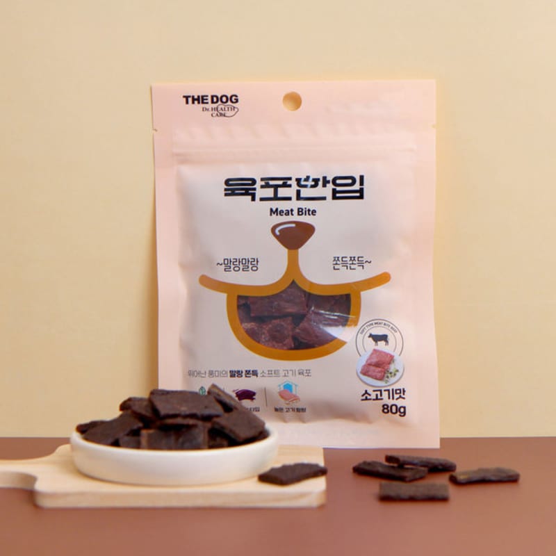 [Pet] The Dog Jerky Bite 80 G Beef