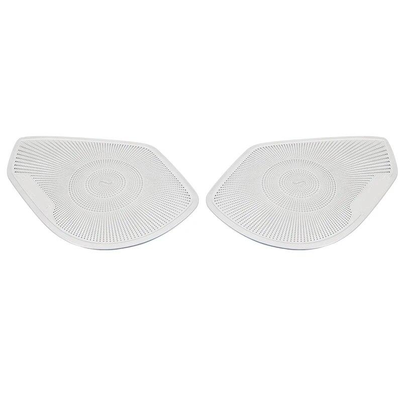 

2 шт. Накладка на панель стереодинамиков из нержавеющей стали для Honda Accord 2018 серебряный