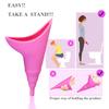 Dispositivo per Urinare Femminile Riutilizzabile Imbuto per Urinare da Donna Ecologico Flessibile Riutilizzabile Urinale da Viaggio per Esterni Urinale Portatile da Donna