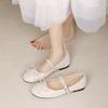 Fashion Crystal Beading Band Ballet Flats Women Bowtie Moccasins Soft Leather Pleated Round Toe Ballerina Shoes Woman Loafers Big Size43