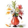 Non-Toxic 351Pcs Artistic Bouquet Building Blocks Flower With Vase Model Bricks Desktop Decoration Diy Toys For Children Holiday Gifts