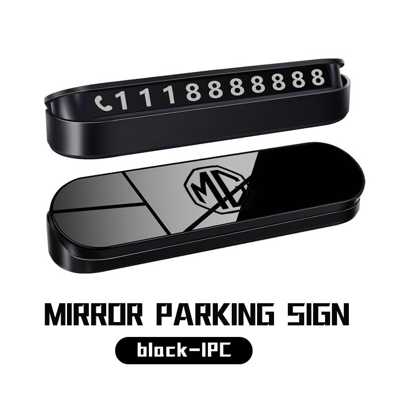 Universal Car Temporary Mirror Parking Phone Number Plate For MG RX5 RX8 350 550 6 3 5 7 ZR ZS HS GS GT Hector tcl6