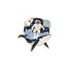 Whale Astronaut Drifting Bottle Metal Design Badges Brooch Enamel Pins Label Bag Backpack Jewelry Boy Girl Gift