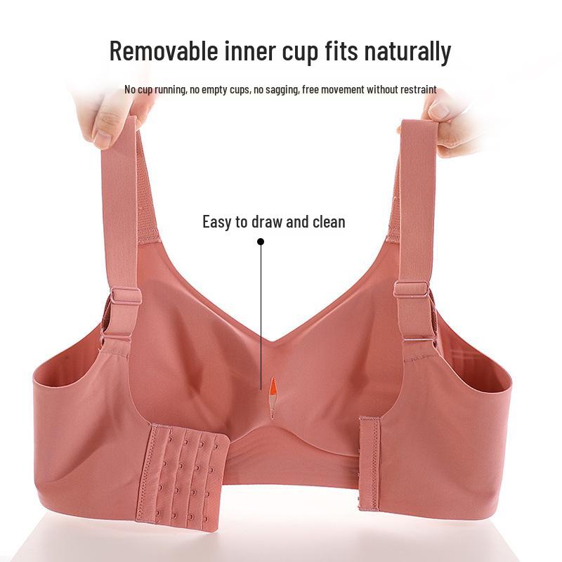 Sujetador de Soporte Inalámbrico sin Costuras - Elevación Invisible para Bustos Grandes y Pequeños