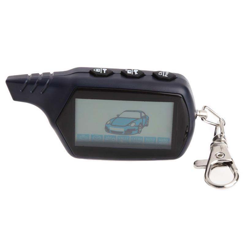 

Русская автомобильная система безопасности B9, противоугонная звуковая сигнализация, двусторонний пульт дистанционного управления, автомобильный брелок для B9 For Russia B9