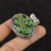 Copper Ruby Zoisite Pendant Handmade Dainty Pendant 925 Sterling Silver Pendant Vintage Jewelry Gemstone Pendant Gift For Mom Silver Jewelry