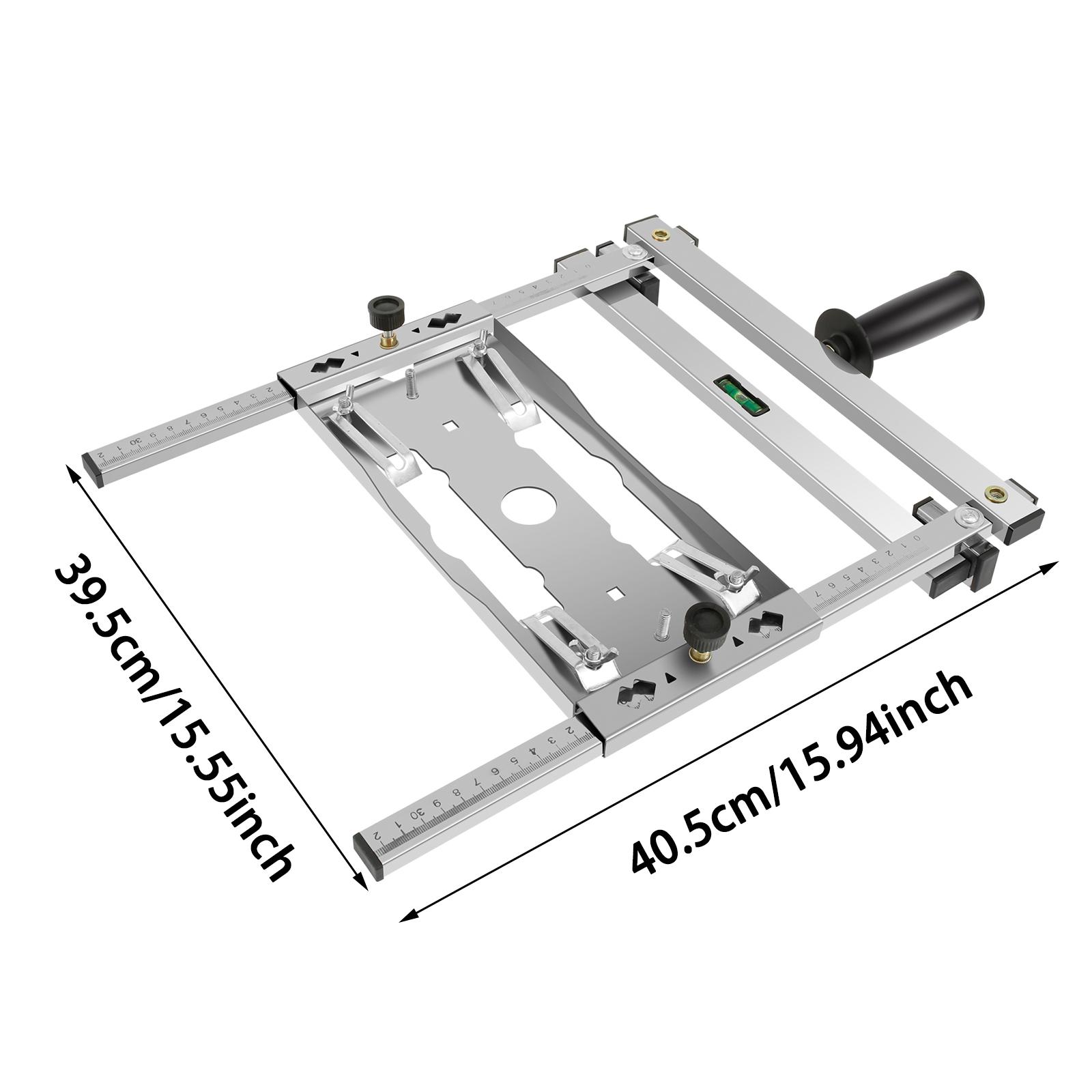 

Режущий станок, направляющая кромки, позиционер, нижняя скоба, многофункциональная настольная пила из нержавеющей стали для деревообработки