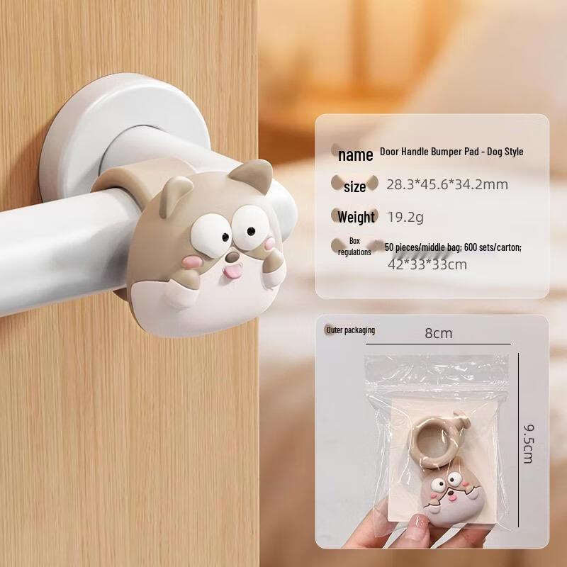 

SEE KEAN Cute Pet Door Handle Anti-Collision Pad