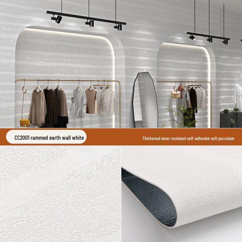 Ultra-Thin 3D Soft Roman Travertine Flexible Wall Panel - Self-Adhesive Sticker for Renovation