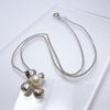 Used TASAKI Ribbon Pearl Silver Necklace