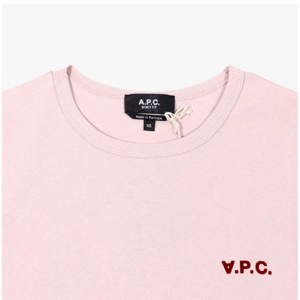 ApeSSe Cohbq F26390 Flg RoSe Poudre Bordeaux Vpc Boxy Petit Crop Women S Short Sleeve Tee