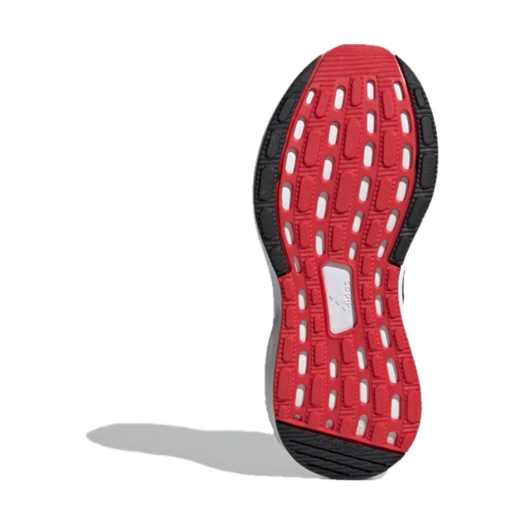 Adidas RapidaSport Bounce BOA K Black Scarlet Kids Sneakers Core-Black Silver-Metallic Better-Scarlet ID3388