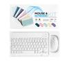 Universal Wireless Bluetooth Keyboard & Mouse Set for iPad, Phone, Tablet, and Laptop with Charging Feature
