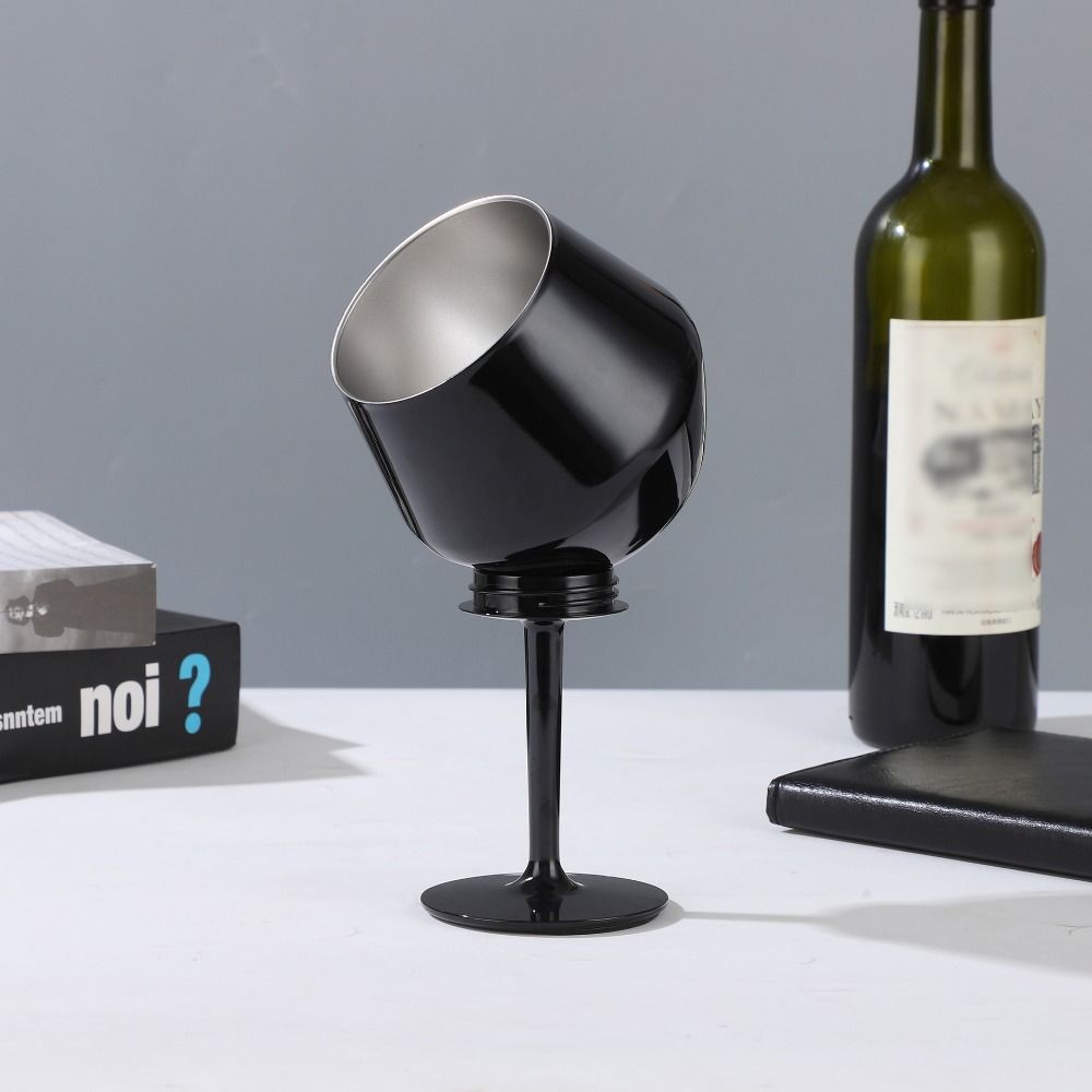 Detachable Stainless Steel Red Wine Cup Insulated Gradient Color Champagne Cup Drop-resistant Durable Wine Goblet Party