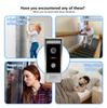 7-Inch Touch Screen 1080P Water Resistant Video Door Phone Night Vision Dual-Way Communication for Villa House Office