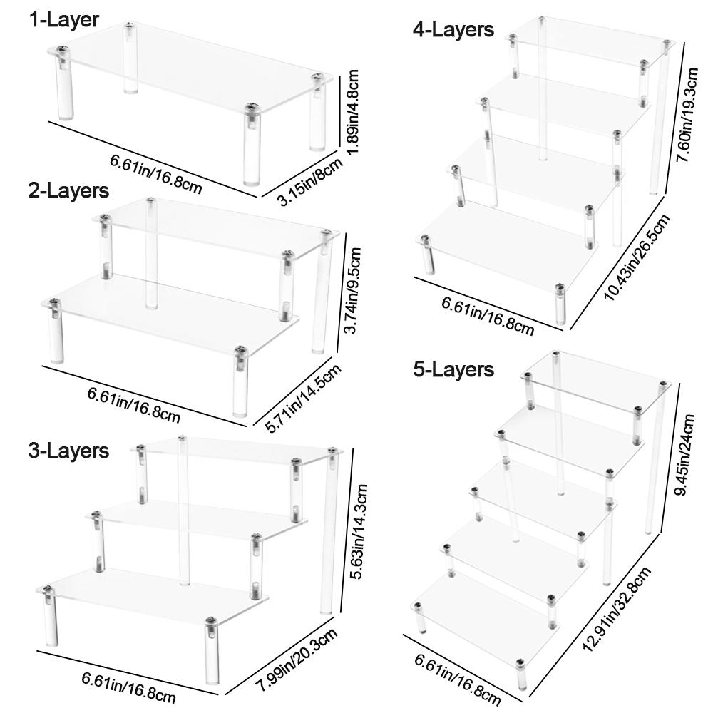 Acrylic Glasses Storage Rack Multi Layers Eyeglasses Stand New Collectibles Display Holder