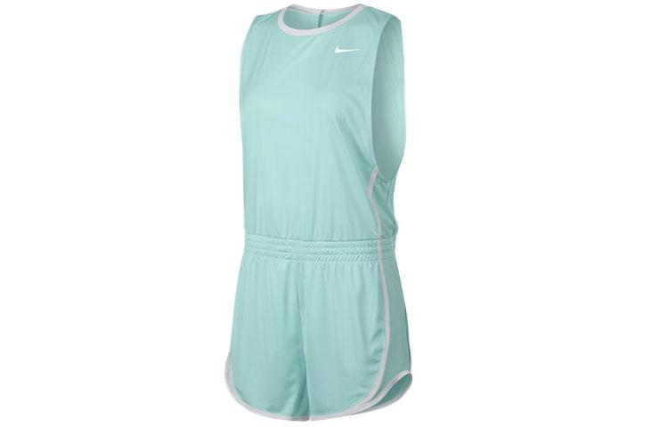 Nike Casual Suits Women s Cyan Crew Neck Moderate Mid Length AQ5116-336 S
