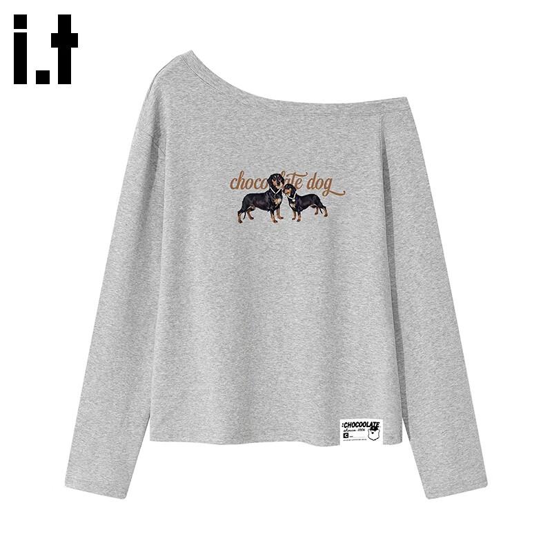 

Women s Dachshund Print Off-Shoulder Long-Sleeve T-Shirt EU 36