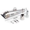 Universal 51mm 60mm project Motorcycle Exhaust Muffler Modified Exhaust Stainless Steel Carbon Fiber Fit Most Motorbike