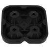 4Grid Ice Mold Reusable DiamondShape Ice Cubes Maker Tray Home Kitchen Supplies