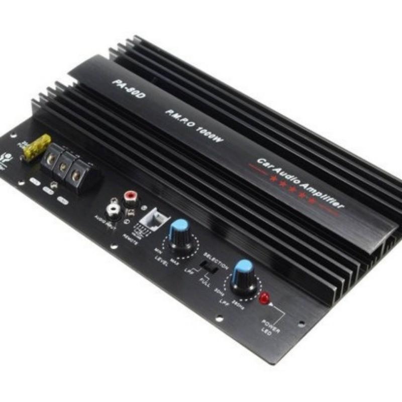 PA-80D 10 Inch 12V Ultra Thin Speaker Car Subwoofer 1000W High Power Car Audio Amplifier Board Amplifier