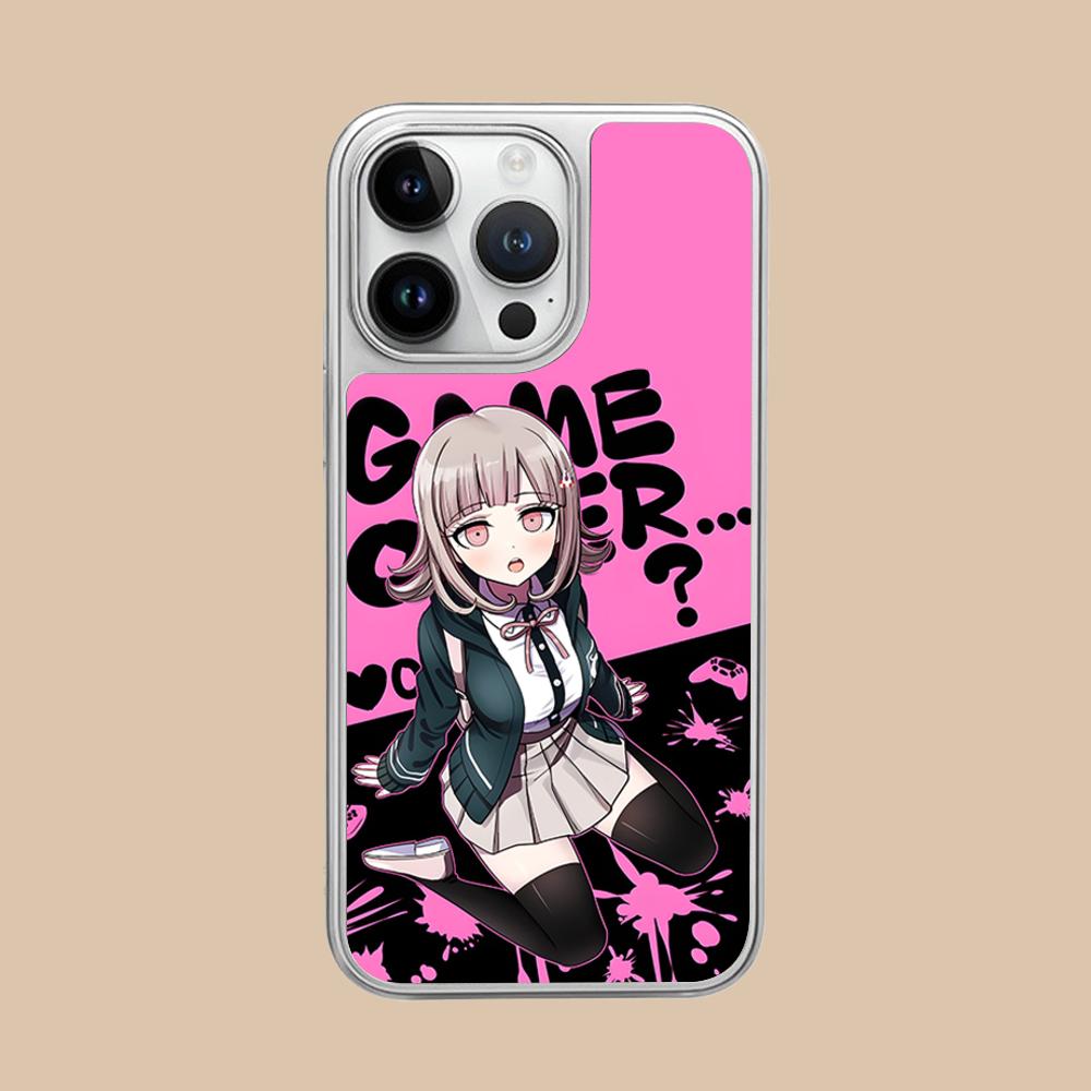 Danganronpa Chiaki Nanami Phone Case for iPhone 17 16 15 14 13 12 11 Air Pro Max Plus Electroplated Silver Cover