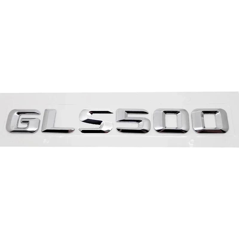 Car Rear Sticker Alphabet Trunk Badge Decal Exterior for Mercedes Benz GLS400 GLS450 GLS500 GLS550 GLS580 GLS600 Accessories