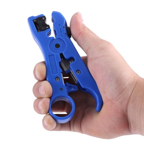 Coax Coaxial Rotary Cable Wire Cutter Stripping Tool Rg59 Rg6 Rg7 Rg11 Stripper