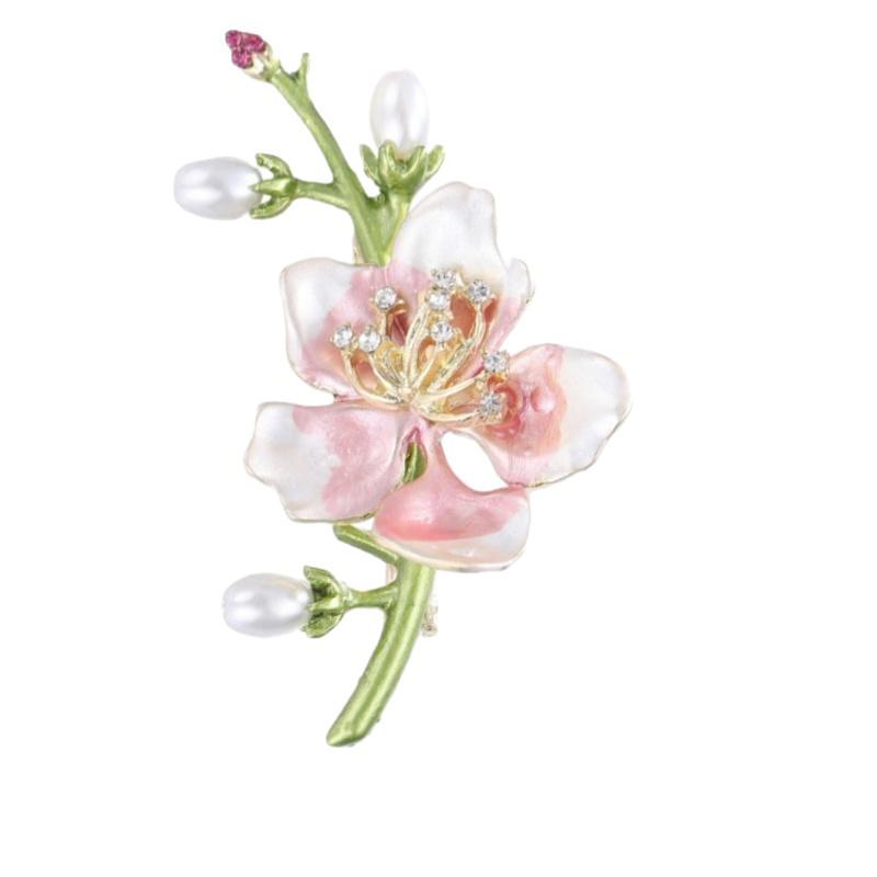Elegante Spilla a Spilla con Perle in Stile Cinese